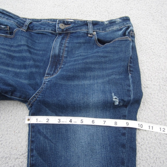 PAIGE Jeans Womens 32 High Rise Lou Lou Flare Twisted Seam Raw HemDistressed Y2K - Picture 9 of 15